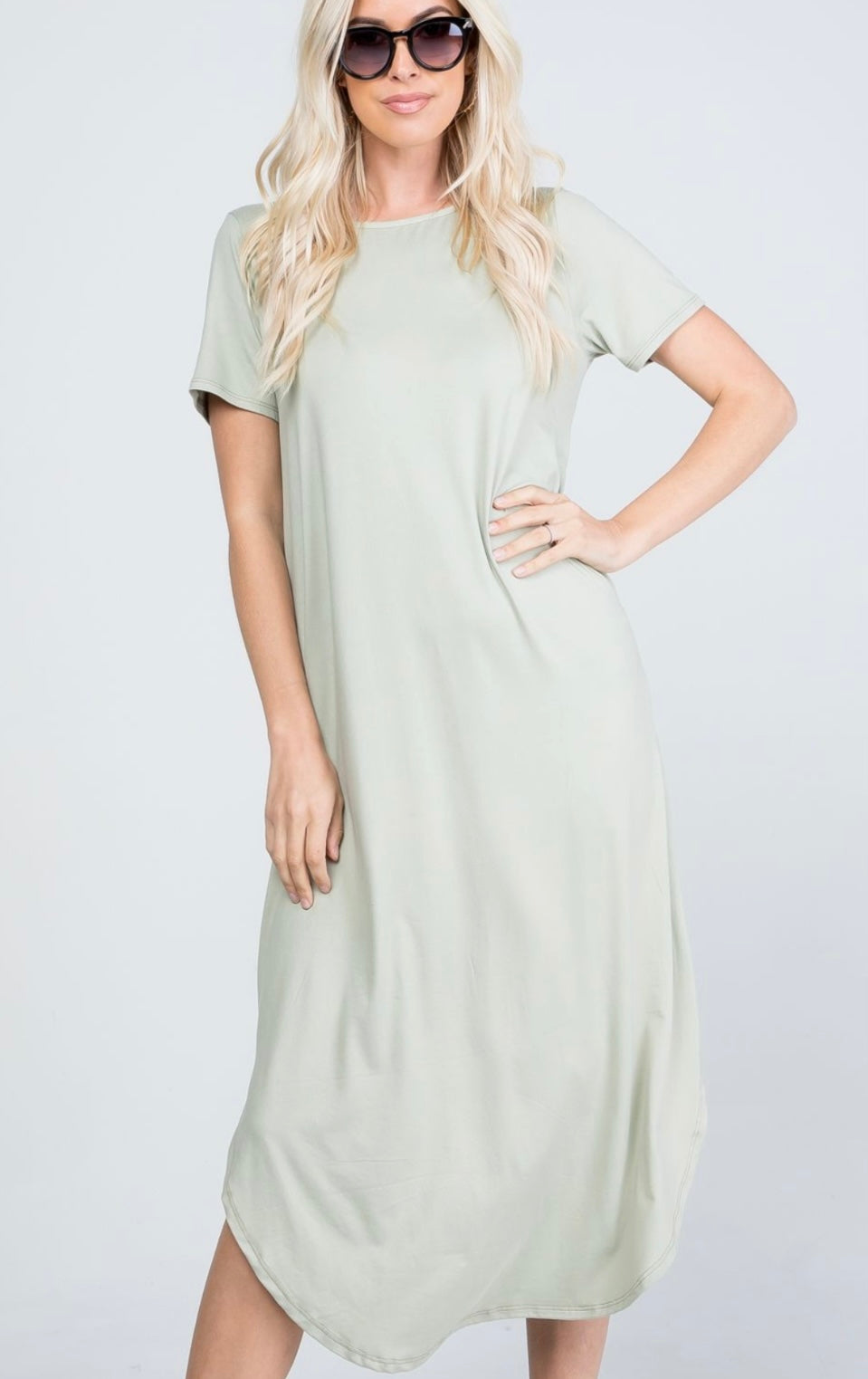 Spring Solid Maxi Dresses