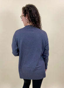 Slip Into Comfort Charcoal Sweater