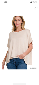 Zenana Ribbed Staple Top