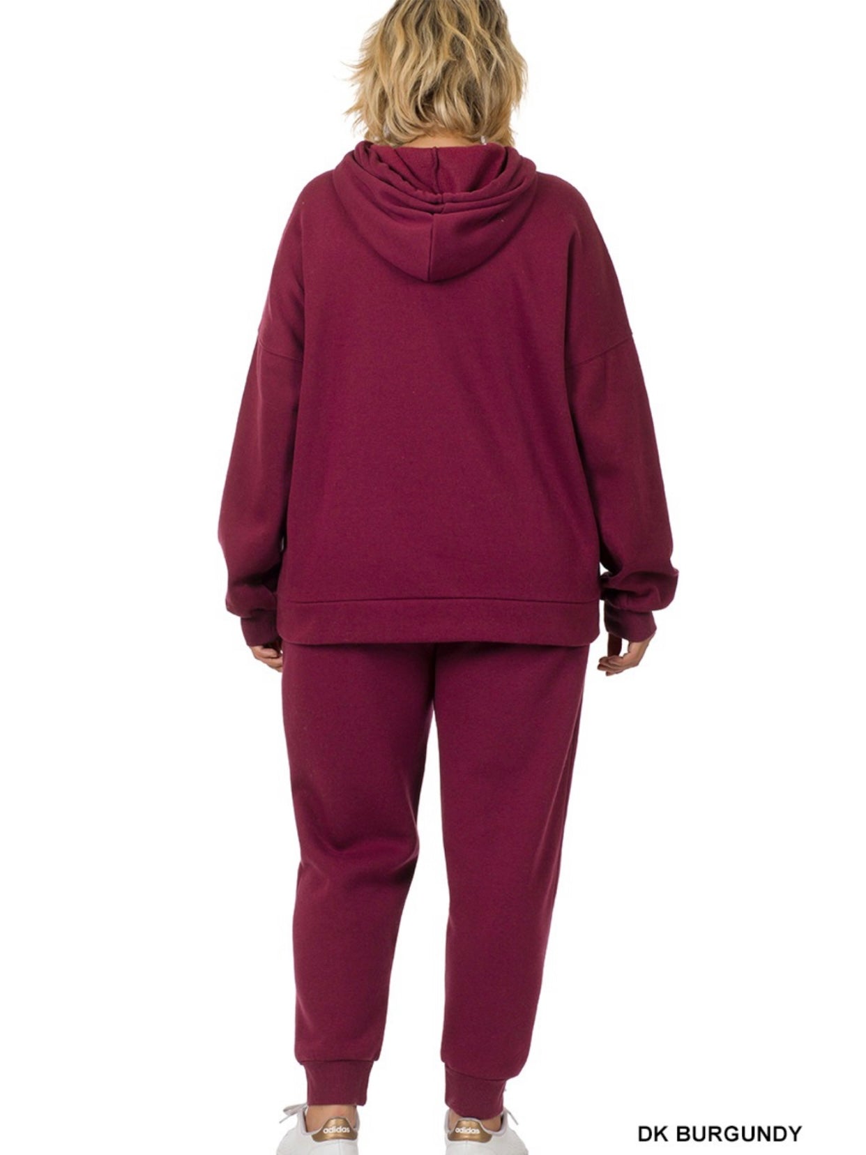 Burgundy Hoodie & Jogger Sweatpant Set