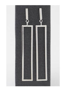 Open Frame Bar Earrings