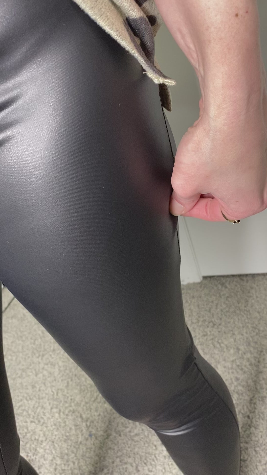 Faux Leather Leggings