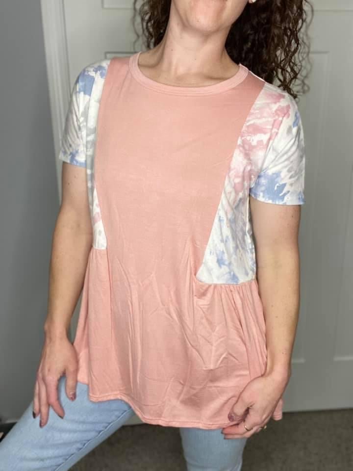 Cotton Candy Tie Dye Top