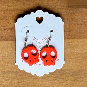 Skull Dangle Earrings