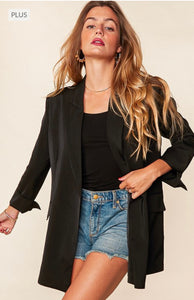 Nine to Five Peaked Lapel Blazer