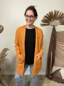 Closet Staple Solid Popcorn Cardigan