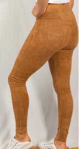 Set it Off Suede Leggings