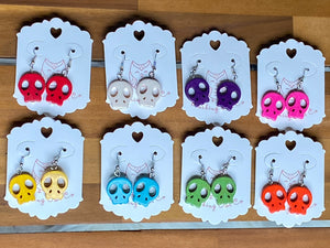 Skull Dangle Earrings